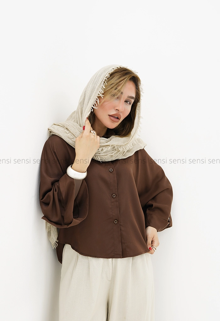 شومیز زنانه سیلک کیمونو کد1006270